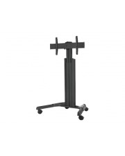 NEC Display Mobile Single Trolley PDMHM-L Befestigungskit Rollfuß Tragschienen Beine Wagenbasis horizontale Schiene für LCD-Display Schwarz Bildschirmgröße: 101.6-203,2 cm 40"-80" (100013383)