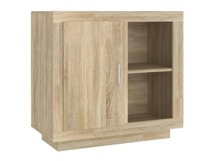 ESTINK® Buffet bas contemporain - Armoire Polyvalent - pour Cuisine/Salon - Chêne sonoma 80x40x75 cm - @@2120