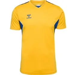 hummel Hmlauthentic Pl Trikot S/S Herren - sports yellow/true blu