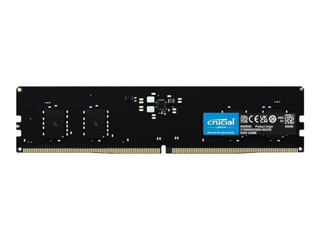 Crucial RAM 8GB (1x8GB) DDR5 5600MHz UDIMM schwarz CT8G56C46U5