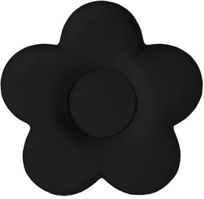 3D Holdit Silicone Sticker - Blomst - Black