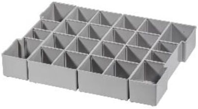 HOFFMANN Kleinteileeinsatz inklusive Deckeleinlage 24 Fächer ; Industrial Quality Supplies (6000002927)