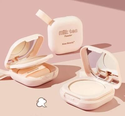 Uplift Essentials Korean Brightening Loose Powder Mineral Concealer Foundation Compact a Ivory White