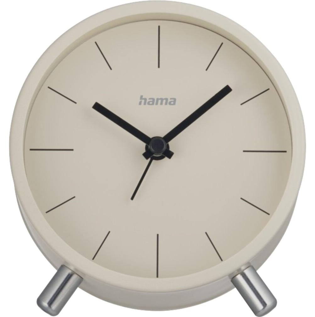 Hama Flores Analoge Radio-wekker Grijs/Beige