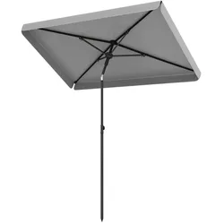 COSTWAY rechteckiger Balkonschirm 210x130cm, 30° zweiseitig knickbar, mit Tragetasche, Sonnenschutz für Garten & Terrasse