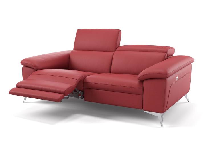 Leder 2-Sitzer Ledercouch italienisch STELLA