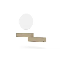 Musterring Garderobenkombination Kara-Frame Lack Cashmere