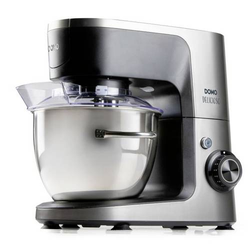 DOMO DO9293KR "Delicioso" Küchenmaschine 1200W Edelstahl