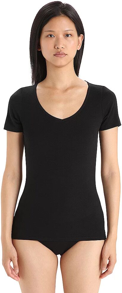 ICEBREAKER Damen T-Shirt 150 Siren Sweetheart schwarz   L W