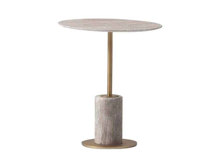 Xlmoebel Beistelltisch Eleganter Holztisch in Grau für Kaffee und Snacks (1-St., Beistelltisch), Hergestellt in Europa