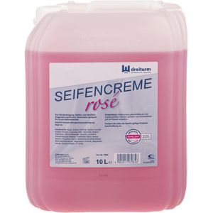 Dreiturm Seife 7984 Seifencreme Rose, Flüssigseife, Kanister, 10 Liter