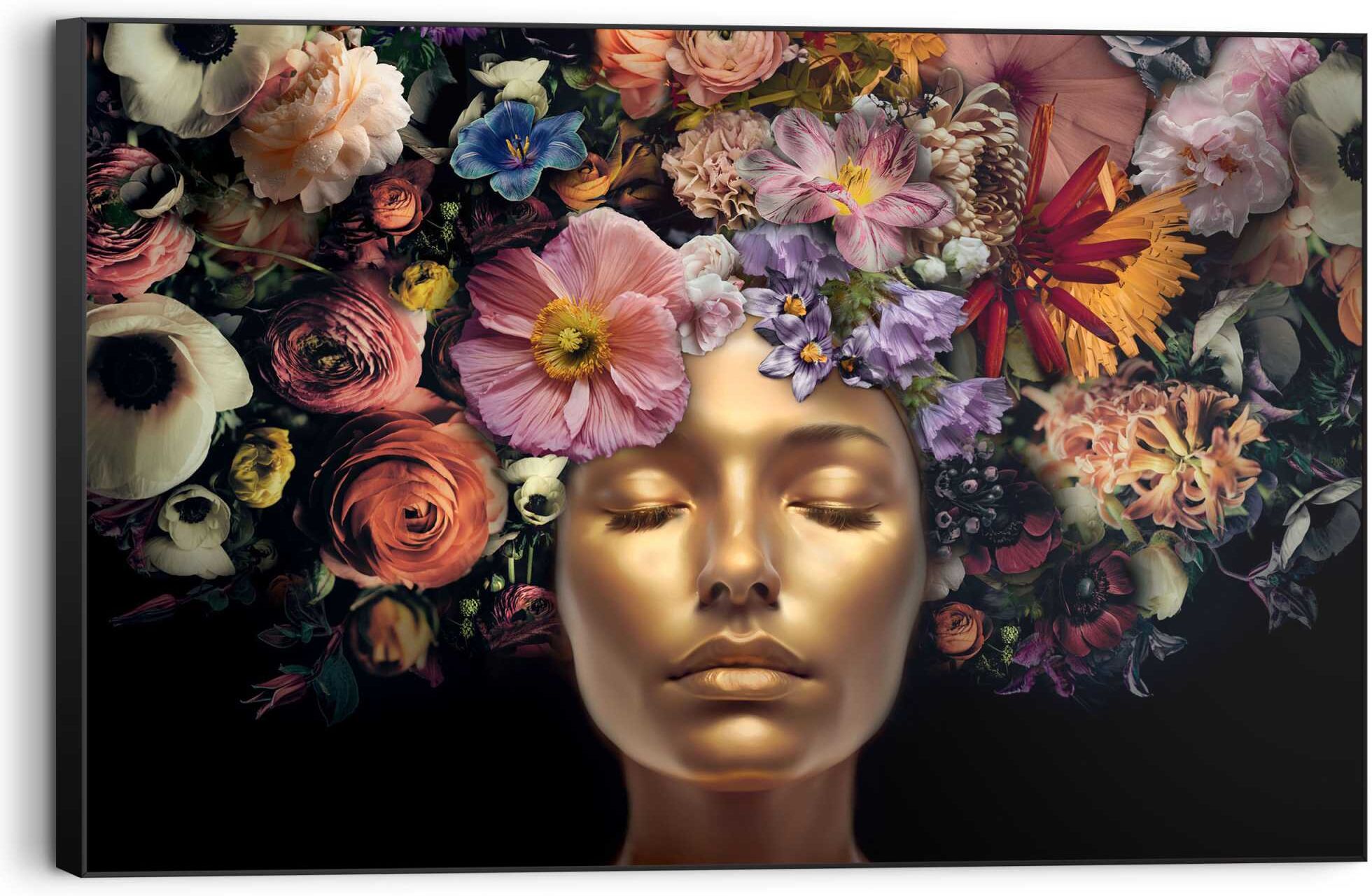 Reinders! Wandbild REINDERS "Serene Golden", bunt (farbe bild(er): bunt), B:90cm H:60cm T:3cm, MDF, Bilder, Wandbild farbe bild(er): bunt B/H/T: 90cm x 60cm x 3cm