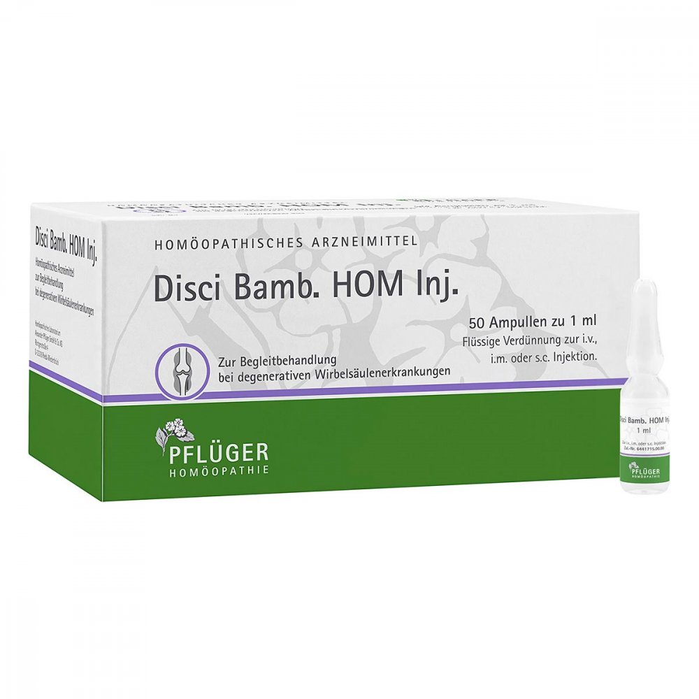 Homöopathisches Laboratorium Alexander Pflüger Gmb Disci Bamb Hom iniecto 1 ml 01876941