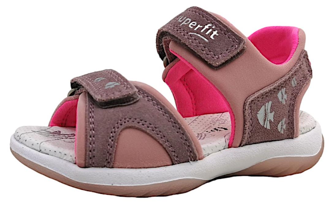 Superfit Sunny Kinderschuhe Mädchen Sandaletten Sandale Rosa Freizeit
