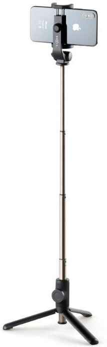 Fixed Snap Lite Selfiestang m. Tripod-Funktion & Bluetooth Knapudløser - Sort