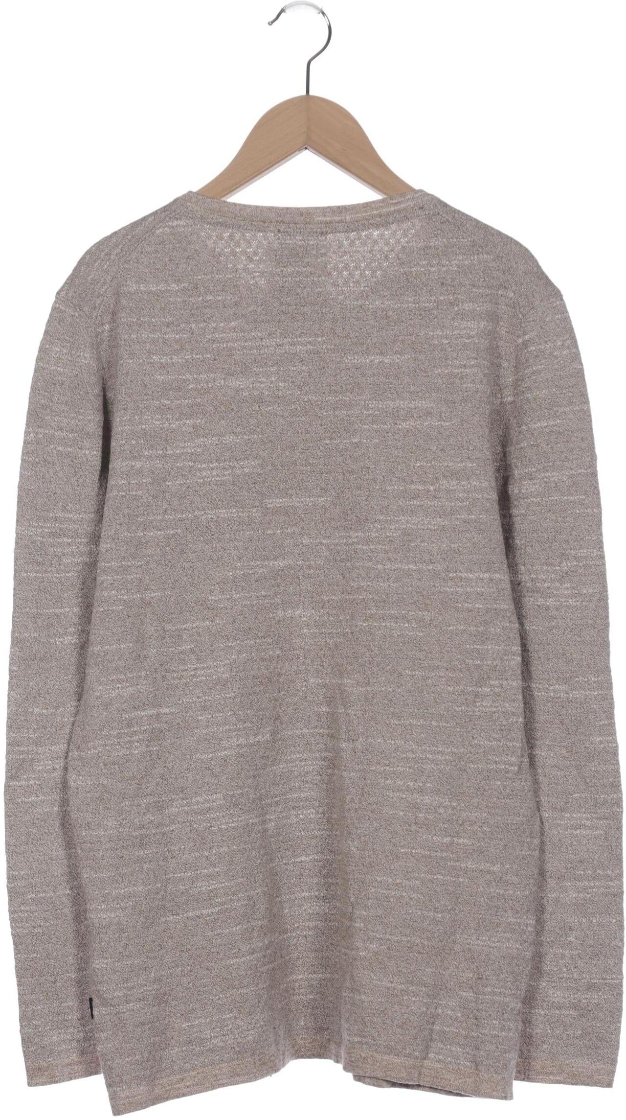 JOOP! Herren Pullover, Braun, Gr. L, Wolle / Baumwolle - Second Hand