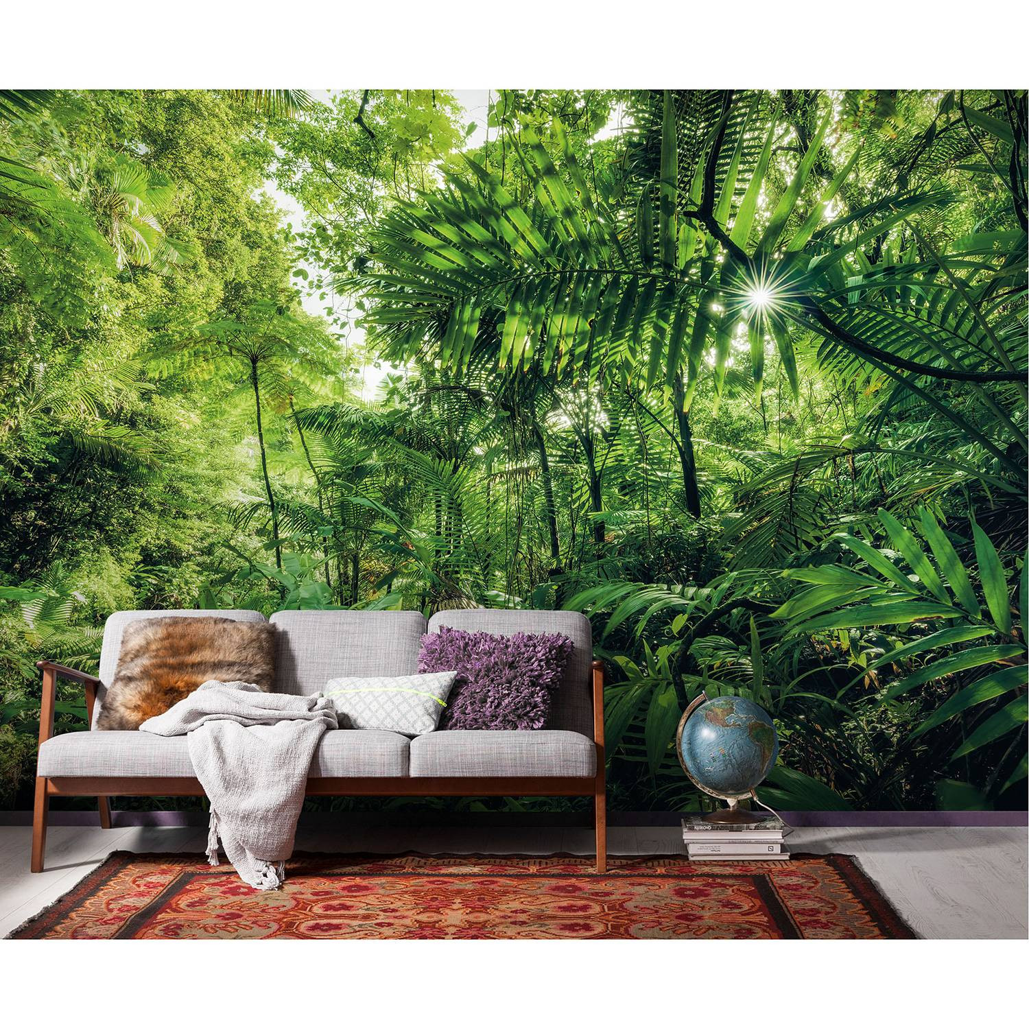 home24 Fotobehang Into The Jungle B: 400 cm, H: 250 cm