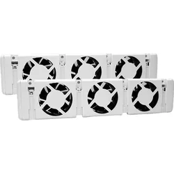 Heizkörper ventilator - Heizkörper lüfter Doppelt set - 6 Lüfter-Radiator-ventilator-double