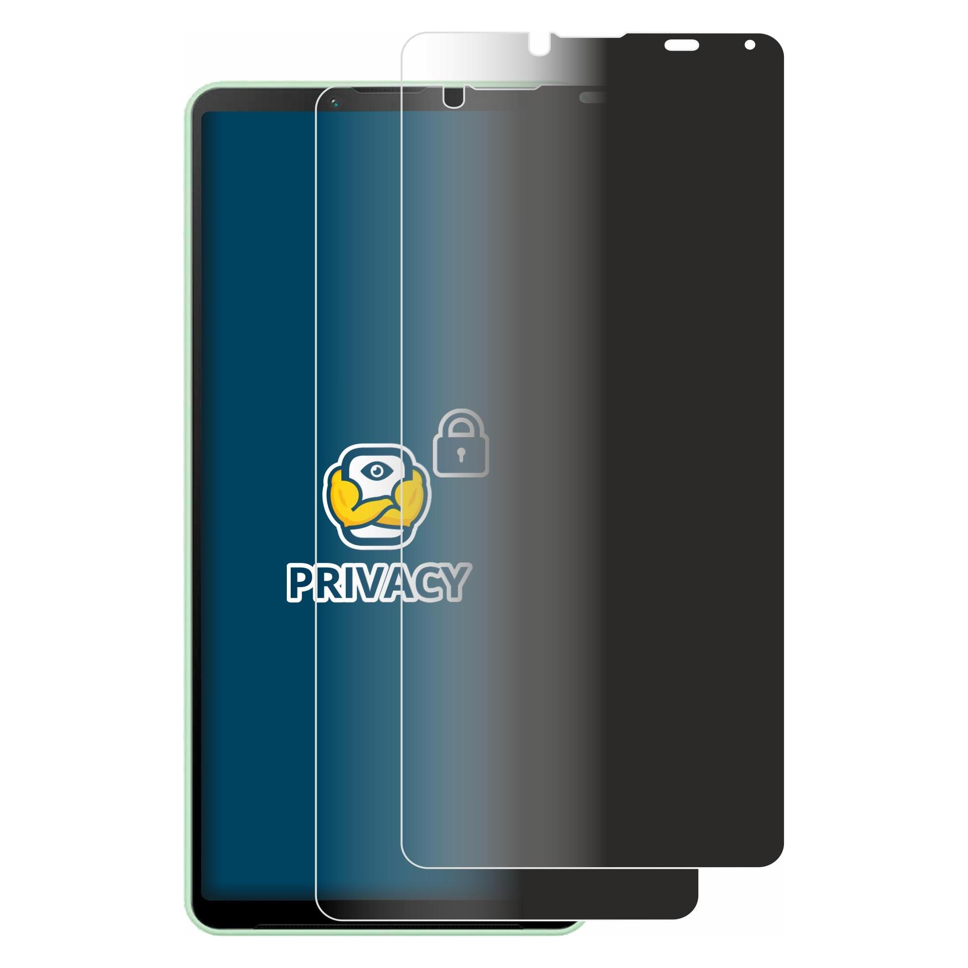 Brotect Sichtschutzfolie Anti-Spy Privacy Folie Blaulicht-Schutz (Sony Xperia 10 V) (4348769)