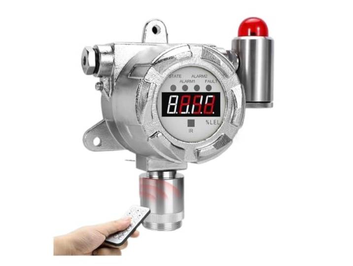 Wandmontierter Gasdetektor-Controller unterstützt 4–20 mA RS485-Signal für industrielle Gasüberwachungssysteme(CH4(3-100% LEL))