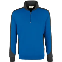 Zip-Sweatshirt Contrast "Performance" 476 - 5XL - royal