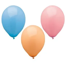 Papstar 10er-Pack Luftballons »Pastel« farbig sortiert mehrfarbig