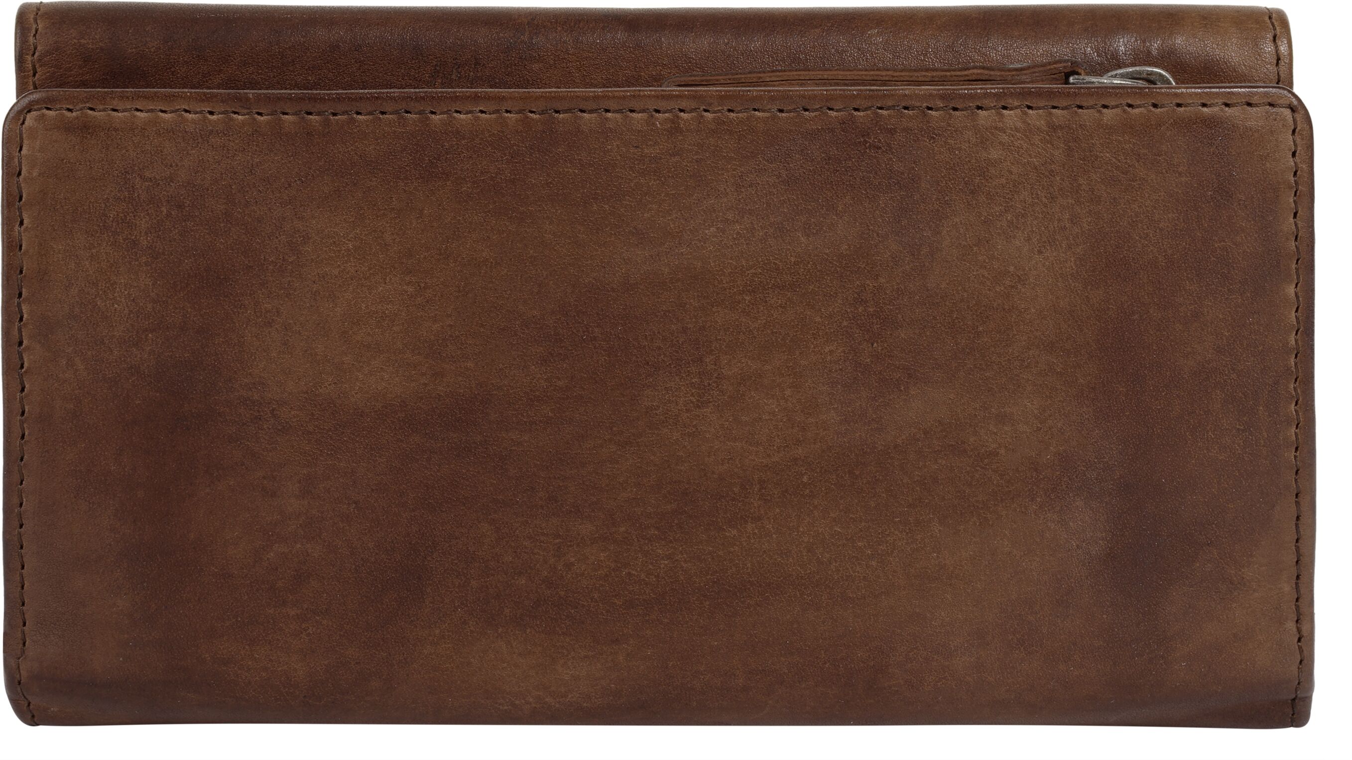 Geldbörse SPIKES & SPARROW "SPIKES & SPARROW Damen echt Leder", Damen, braun (cognac), Leder, Kleinlederwaren Geldbörse, echt Leder cognac Einheitsgröße