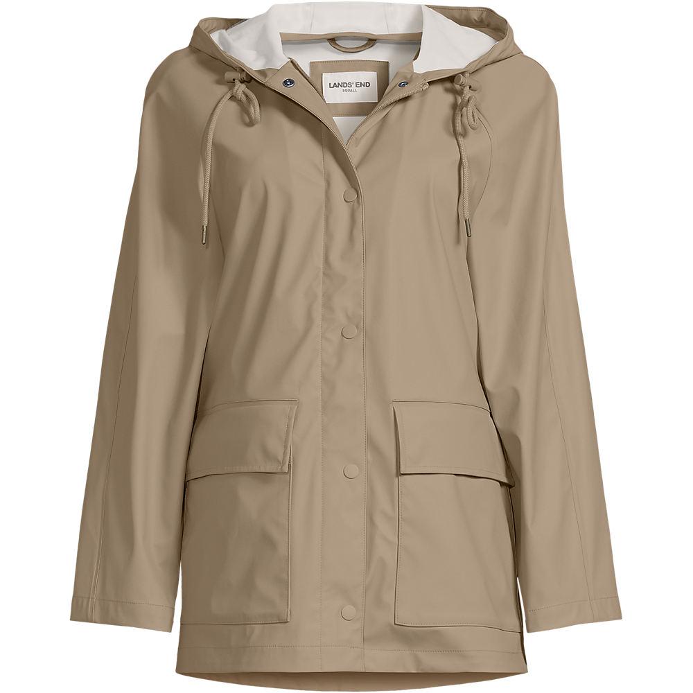 Squall Ausgestellte Regenjacke für Damen in Plus-Größe, Damen, size: plus, Braun, Polyester, by Lands' End