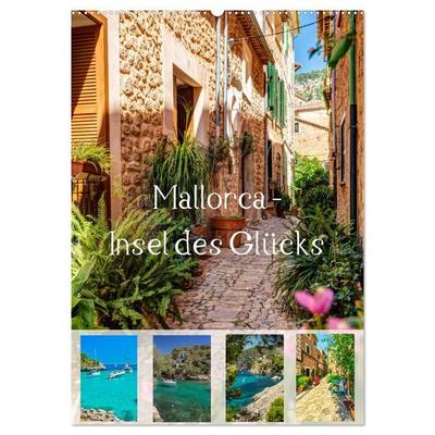 Mallorca - Insel des Glücks (Wandkalender 2027 DIN A2 hoch), CALVENDO Monatskalender