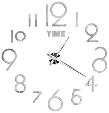 Uplift Picks Large DIY 3D Wall Clock Modern Acrylic Mirror Decor Clock 19 3d 51 Inch (130cm)