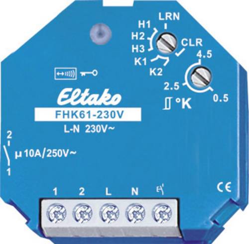 Eltako FHK61-230V Funk Schaltaktor Unterputz Schaltleistung (max.) 2500W Reichweite max. (im Freifeld) 30m