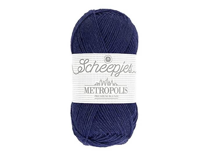 Scheepjes Metropolis 50g - 002 Glasgow, Blauw en Paars Garen