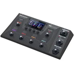 Zoom B6 Multieffekt-Prozessor für Bass mit Kabel (Bass), Effektpedal, Schwarz