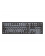 Logitech Master Series MX Mechanical Tastatur hinterleuchtet kabellos Bluetooth LE QWERTZ Deutsch Tastenschalter: Clicky Graphite (920-010750)