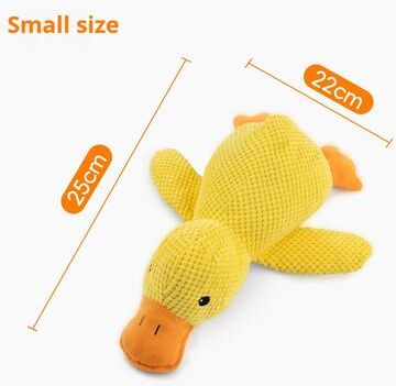 Friendly Fresh Finds Plush Dog Toy Bite Resistant, Teeth Grinding Relief With Duck Sound s