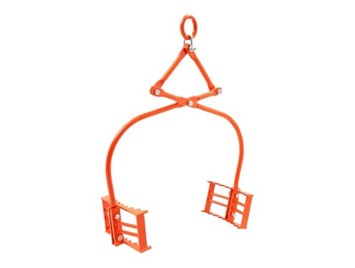 VEVOR Pince de Levage de Pierre 609 mm\, Pinces à Roche à 2 Griffes\, Pinces à Bûches en Acier Robuste\, Capacité de Levage 500 kg\, Grappin à Bûches\, Griffes Dentelées\, pour Blocs de Pierre et Marbre