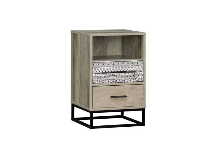 Nachttisch 'Benton' MDF, Metall Modern Indien Indisch