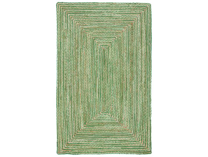 Tapis côtier en jute vert/beige, 122 x 183 cm