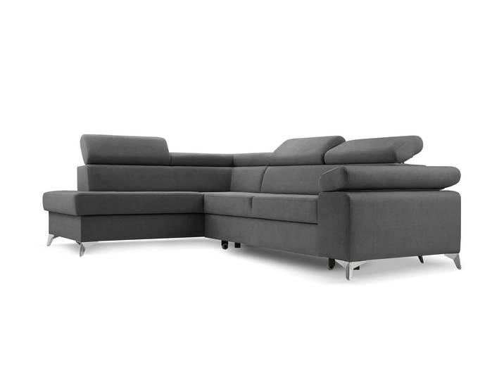 Ecksofa MADRYT Links Grau (Vena 20)