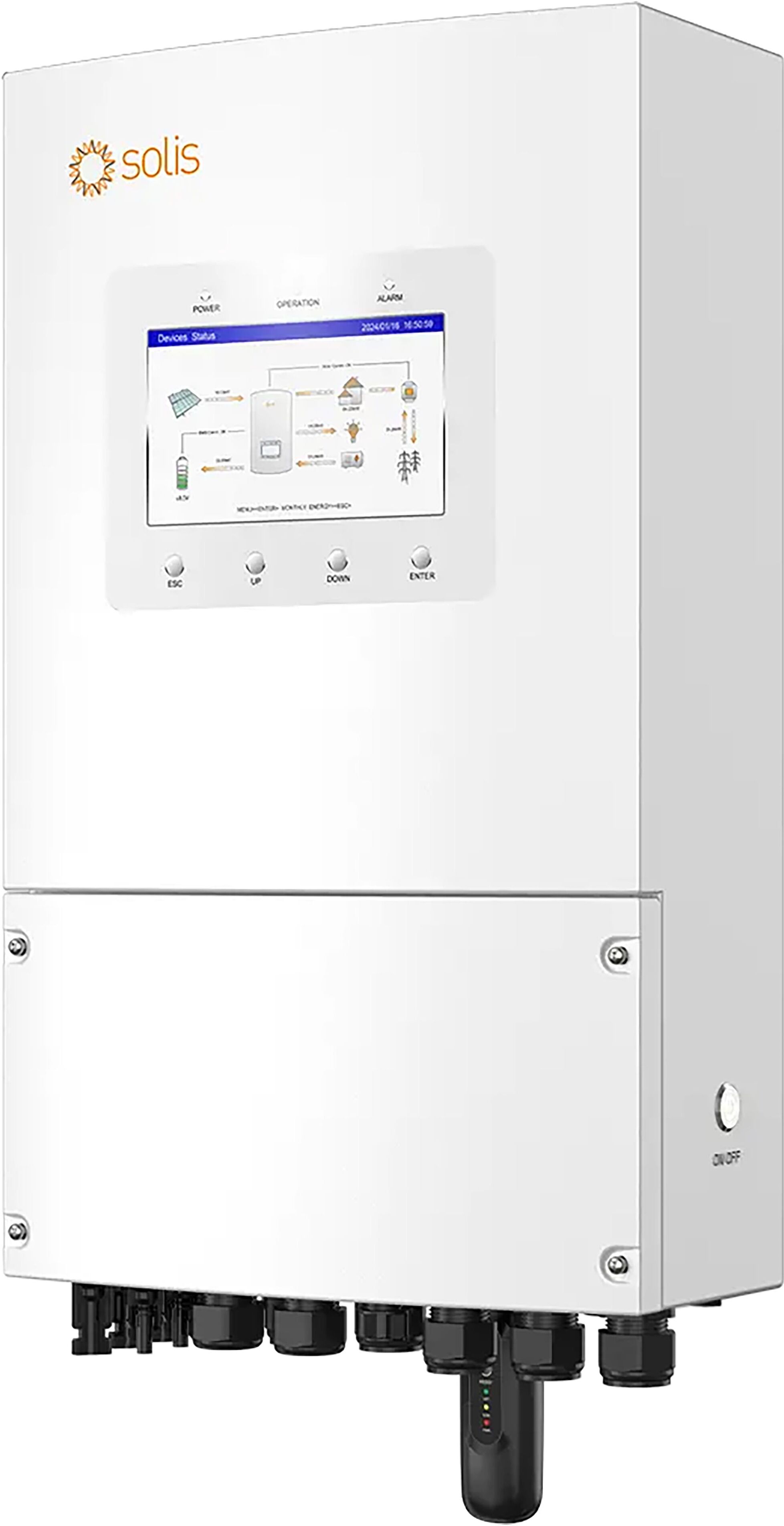 Tecnomat INVERTER IBRIDO MONOFASE SOLIS 6 kW 2 MPPT CON ACCUMULO SERIE S6-EH1P6K-PL