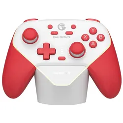 Gamesir Controller T4n Pro Wired Red&White Switch (Android, iOS, PC, Switch, Switch 2), Gaming Controller, Rot, Weiss