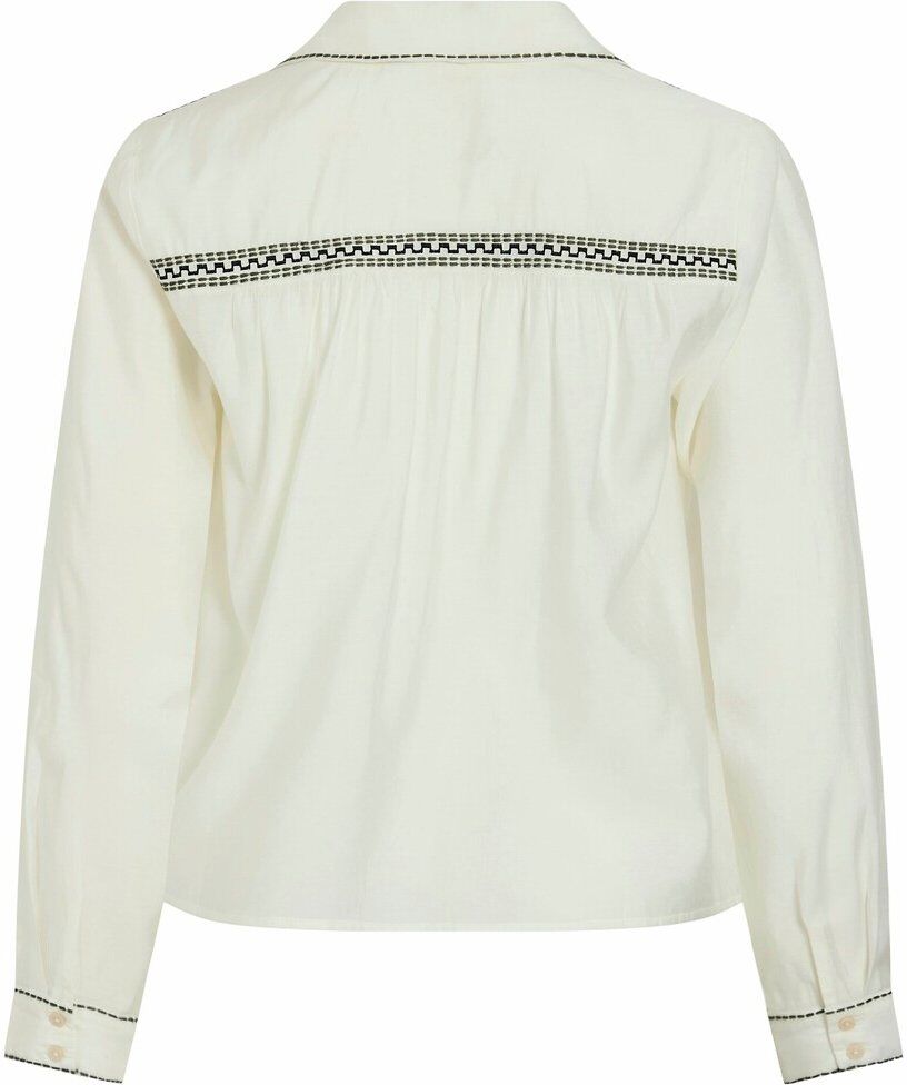 VILA Chemisier avec détail broderie