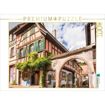 CALVENDO Puzzle Riquewihr | 1000 Teile Lege-Größe 64 × 48 cm Foto-Puzzle für glückliche Stunden