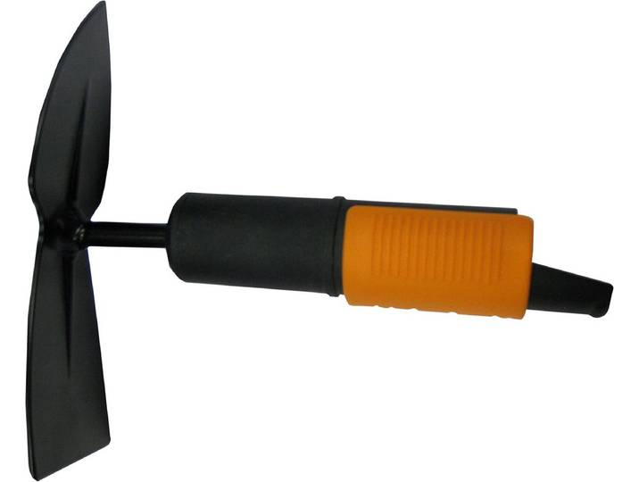Fiskars Quikfit Schoffel - Dubbele Tuinhak - Staal Tuingereedschap - Onkruidverwijderaars