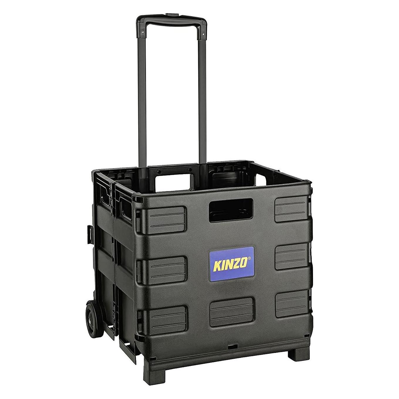 Kinzo Faltbarer Transportwagen Schwarz 25kg (25 kg) (05703)