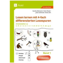 Blomann:Lesen lernen mit 4-fach differe, Schulbücher von Anke Zöh, Julia Schlimok, Sandra Blomann, Sven Rook