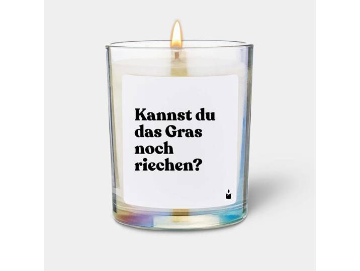Duftkerze Flowery Kannst du das Gras noch riechen?
