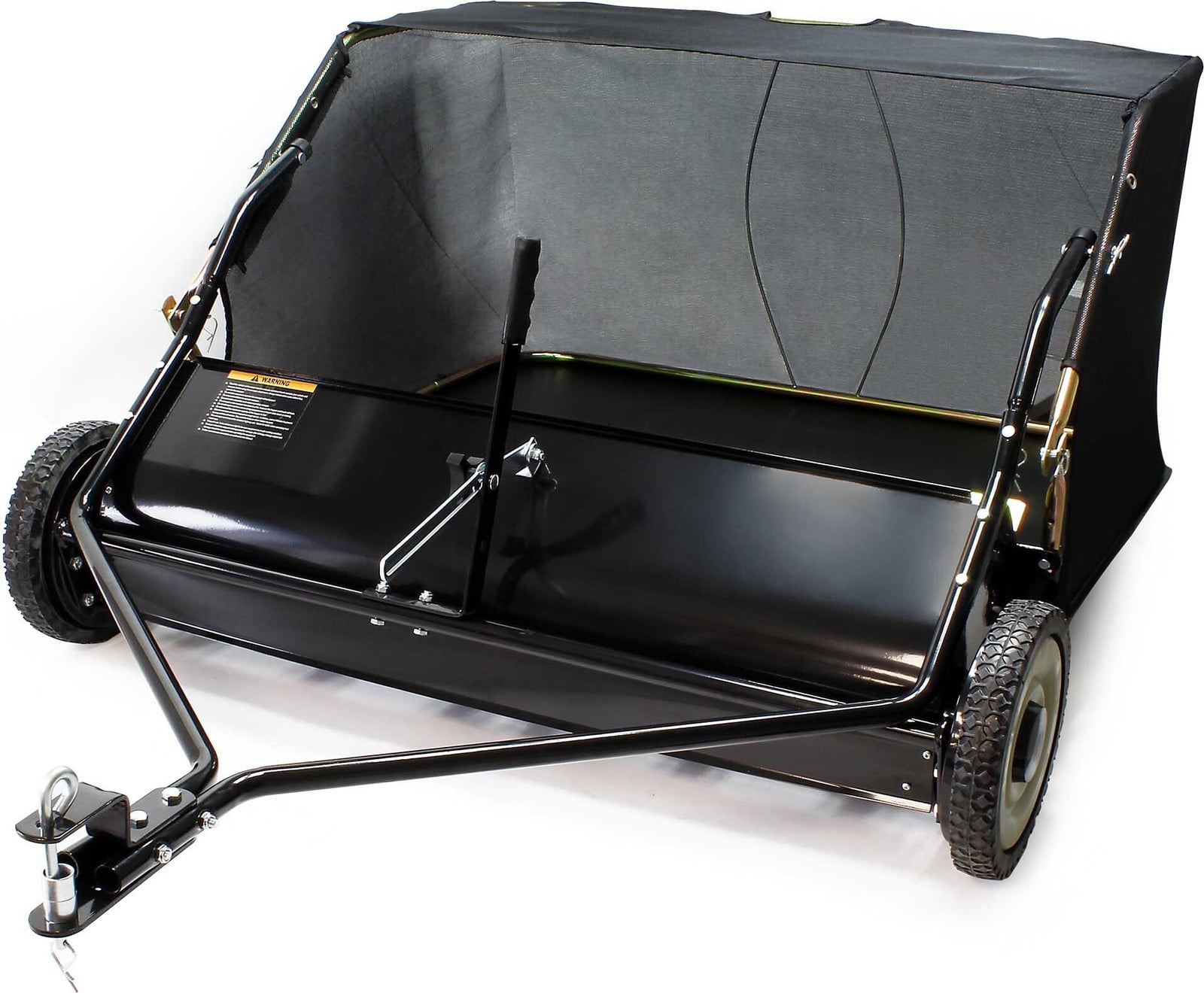 Wiltec Grasmaaier met borstel en bladzuiger, werkbreedte 105 cm, opvangzak 365 liter
