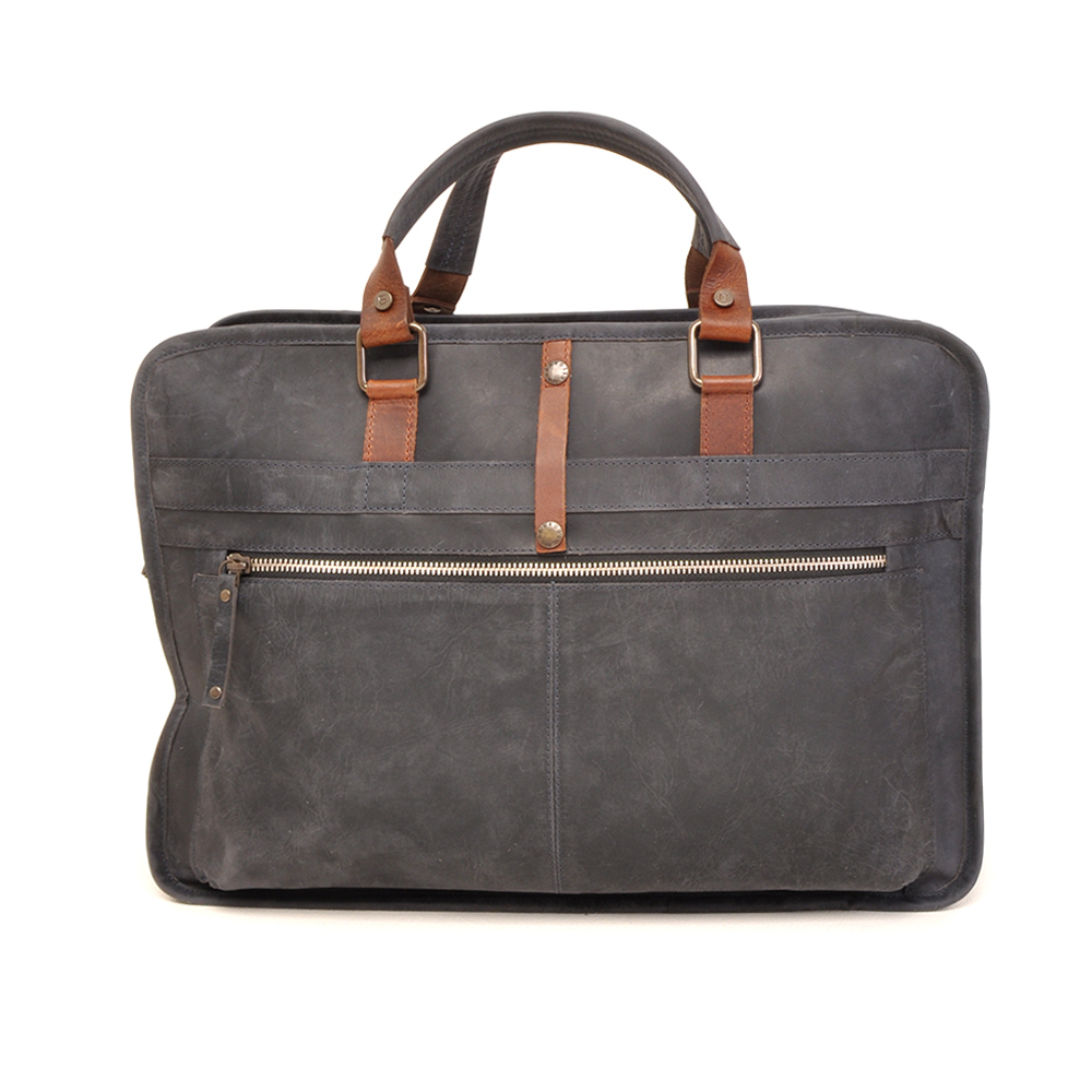 Berba - Leren businessTasche Barbarossa 826-132-07 Navy -