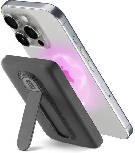 Cellular line Powerbank Magnético Qi2 Cellularline Mag Stand 5000 mAh - Preto